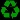 recycling symbol icon outline solid dark green 300x293